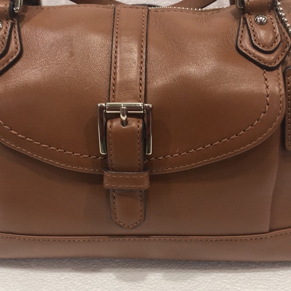 Coach Charlie Jessa Mini Leather Satchel EUC - Picture 2 of 10